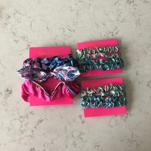 Lilly Pulitzer Scrunchie and Hair Tie set